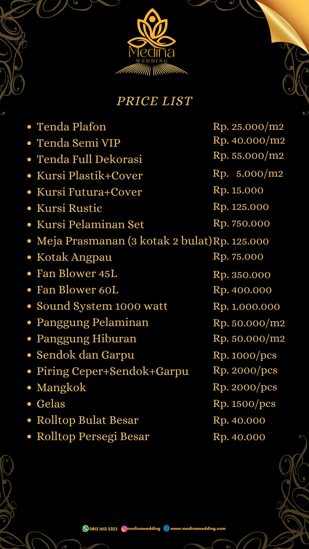 Pricelist 